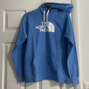 Blue North Face hoodie
